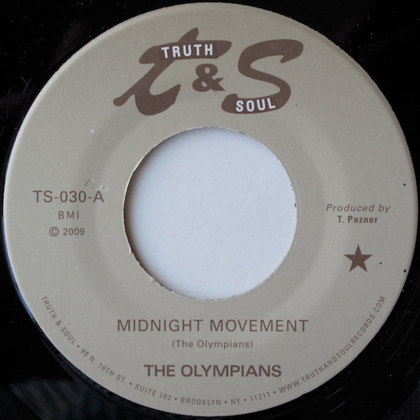 Olympians - Midnight Movement / The Rain Song - Vinyl Record 7" image 1