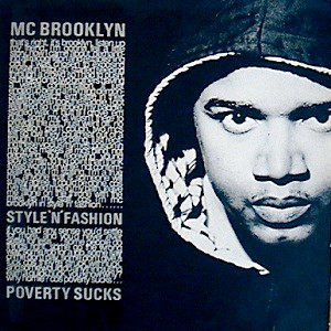 MC Brooklyn - Style 'N' Fashion / Poverty Sucks - Used Vinyl Record 1 image 1