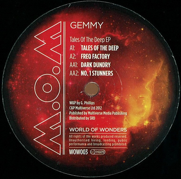 Gemmy - Tales Of The Deep EP - Vinyl Record 12" image 1