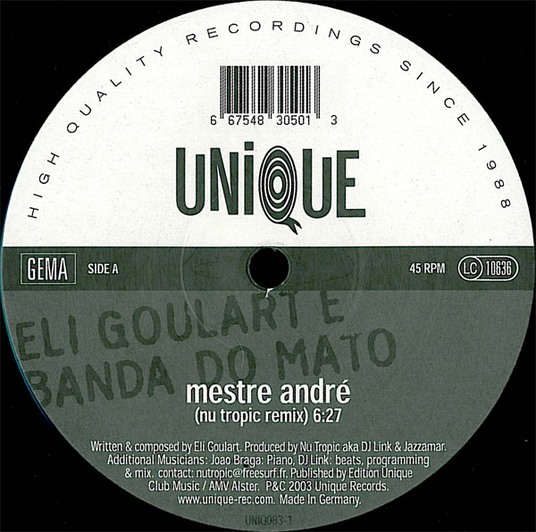 Eli Goulart E Banda - Mestre Andre - Used Vinyl Record 12" image 1