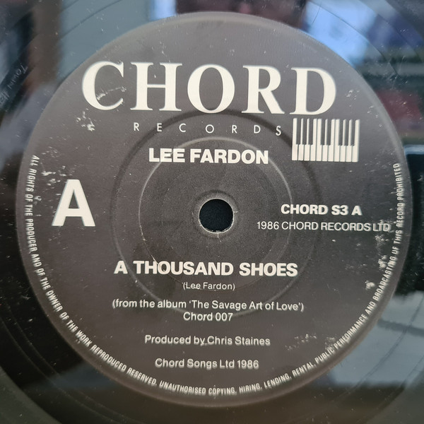 Lee Fardon - A Thousand Shoes - Used Vinyl Record 7" image 1