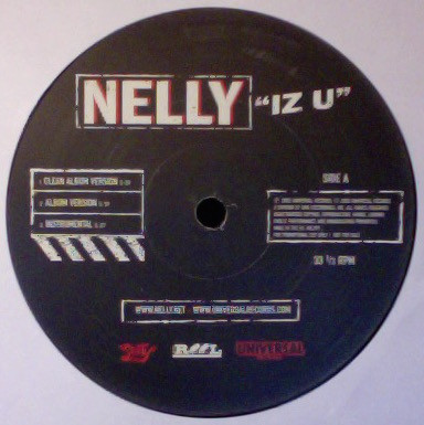 Nelly - Iz U - Used Vinyl Record 12" image 1