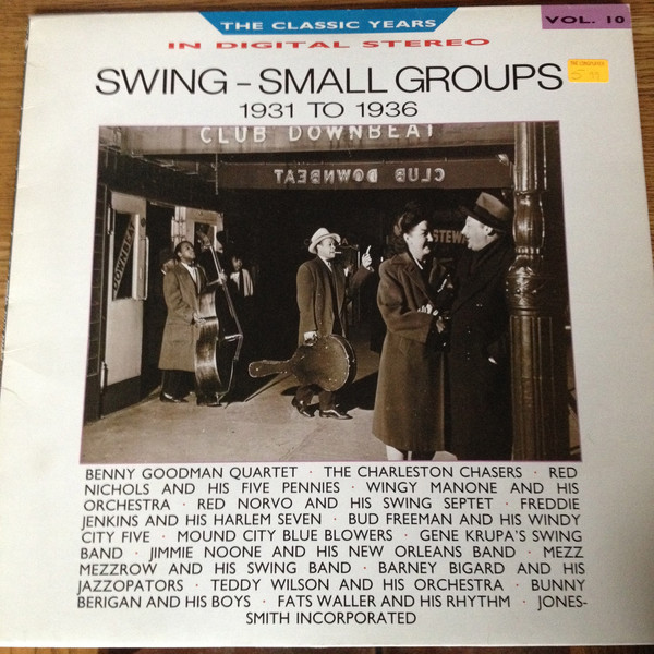 Various - Swing - Small Groups 1931 To 1936 - Used Vinyl Record image 1