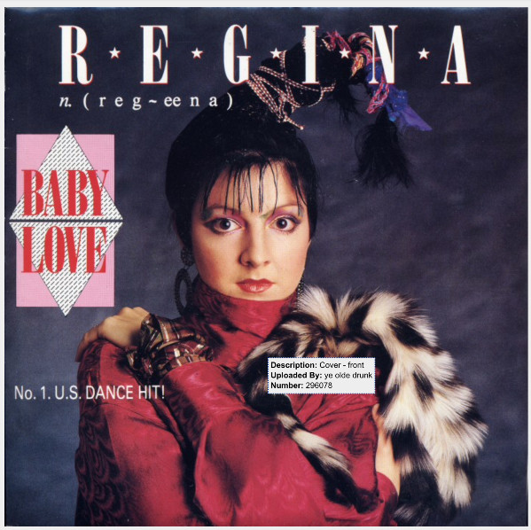 Regina - Baby Love - Used Vinyl Record 7" image 1