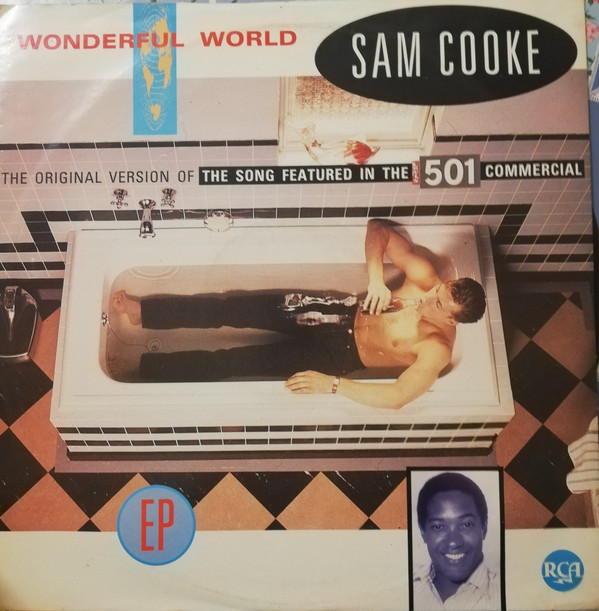 Sam Cooke - Wonderful World - Used Vinyl Record 12" image 1