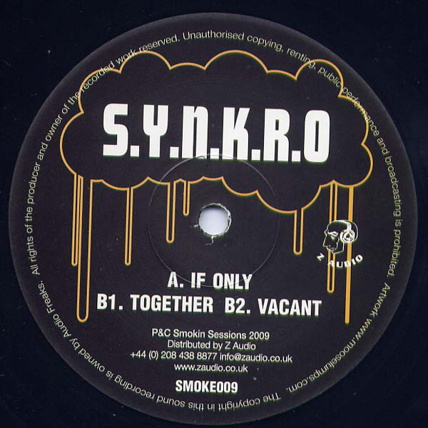 Synkro - If Only - Vinyl Record 12" image 1