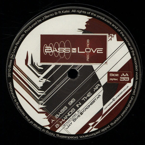 Jay 5ive - Bass 96 / Hands In The Air - Vinyl Record 12" image 1