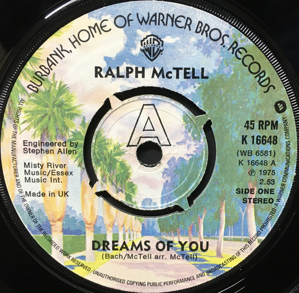Ralph McTell - Dreams Of You - Used Vinyl Record 7" image 1