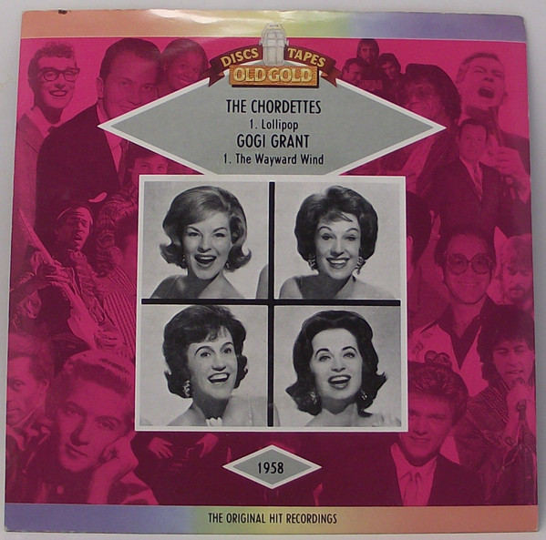 Chordettes - Lollipop / The Wayward Wind - Used Vinyl Record 7" image 1