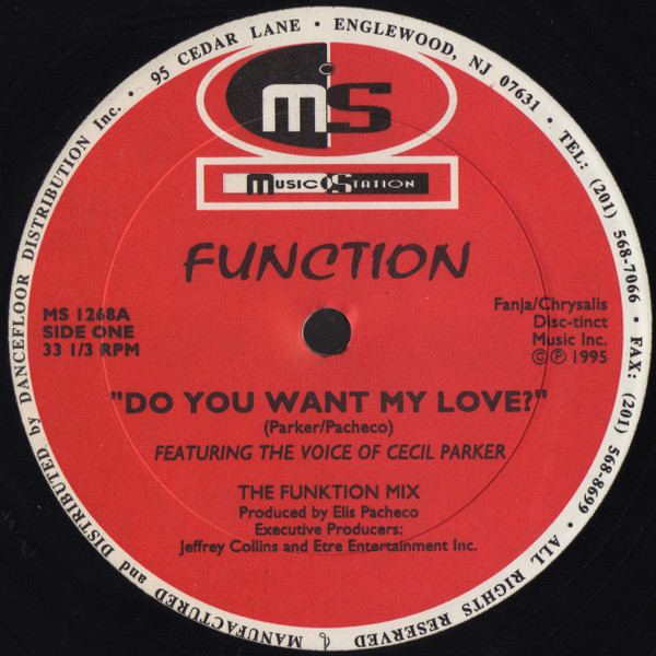 Funktion - Do You Want My Love ? - Used Vinyl Record 12" image 1