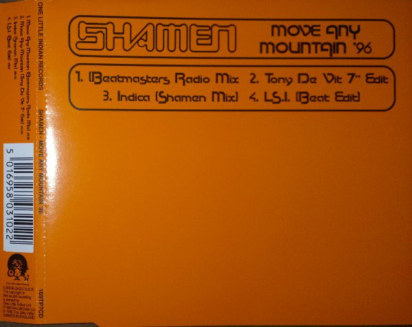 Shamen - Move Any Mountain '96 - Used CD image 1