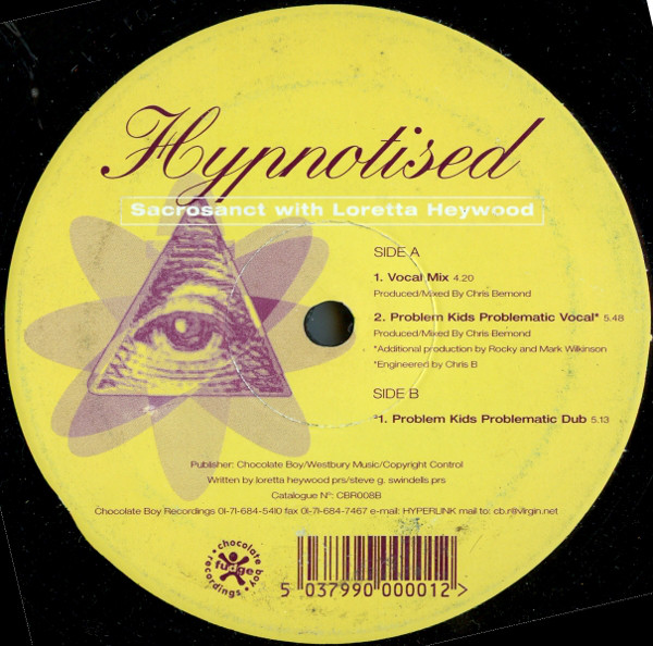 Sacrosanct - Hypnotised - Used Vinyl Record 12" image 1