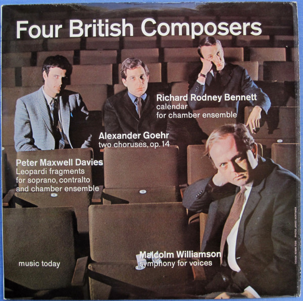 Peter Maxwell Davies - Four British Composers - Used Vinyl Record image 1
