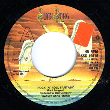 Bad Company - Rock 'N' Roll Fantasy - Used Vinyl Record 7" image 1