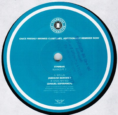 Starbug - Remixes Part 2 - Vinyl Record 12" image 1