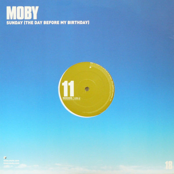 Moby - Sunday (The Day Before My Birthday) - Used Vinyl Recor image 1