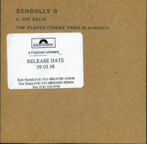 Schoolly D - Player (Theme From Blackout) - Used CD image 1