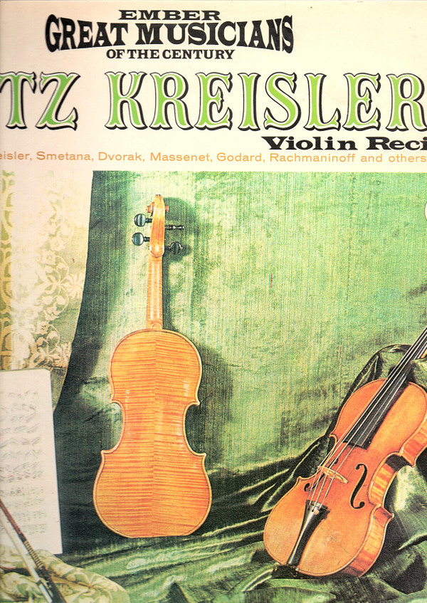 Fritz Kreisler - Young  - Violin Recital - Used Vinyl Record image 1