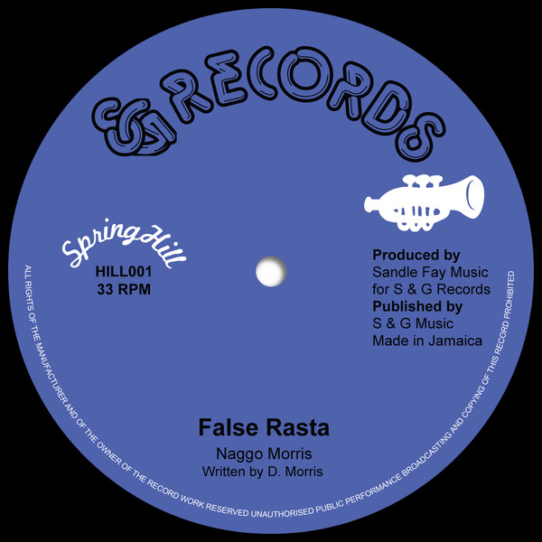 Naggo Morris - False Rasta - Vinyl Record 10" image 1