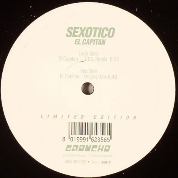 Sexotico - El Capitan - Used Vinyl Record 12" image 1
