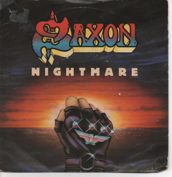 Saxon - Nightmare - Used Vinyl Record 7" image 1