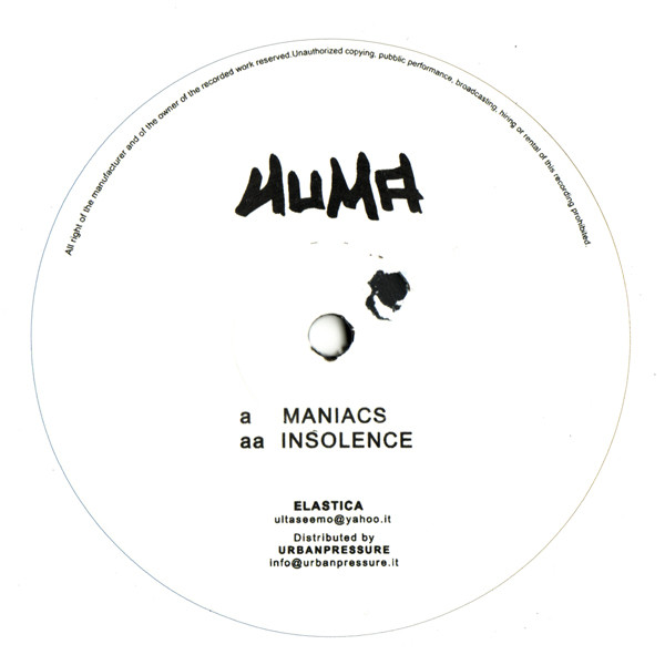 Numa Crew - Maniacs / Insolence - Vinyl Record 12" image 1
