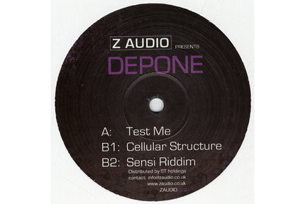 Depone - Test Me / Cellular Structure / Sensi Riddim - Vinyl Record 1 image 1