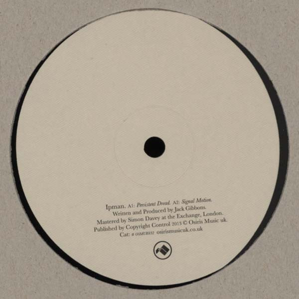 Ipman - Persistent Dread / Signal Motion - Vinyl Record 12" image 1
