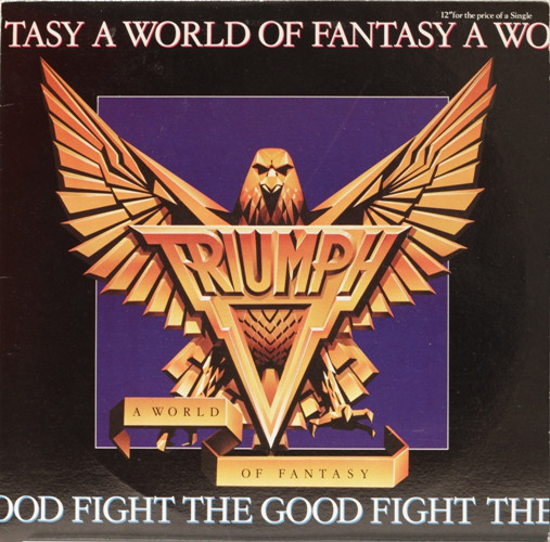 Triumph - A World Of Fantasy - Used Vinyl Record 12" image 1