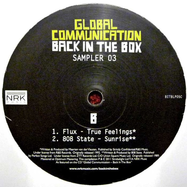 Global Communication - Back In The Box (Sampler 03) - Vinyl Record 12 image 1