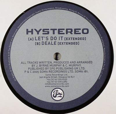 Hystereo - Let's Do It - Vinyl Record 12" image 1