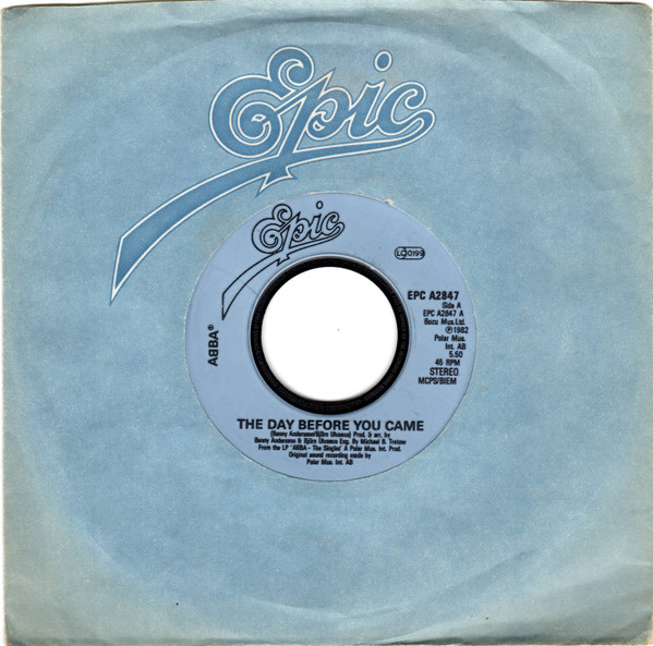 ABBA - Day Before You Came - Used Vinyl Record 7" image 1