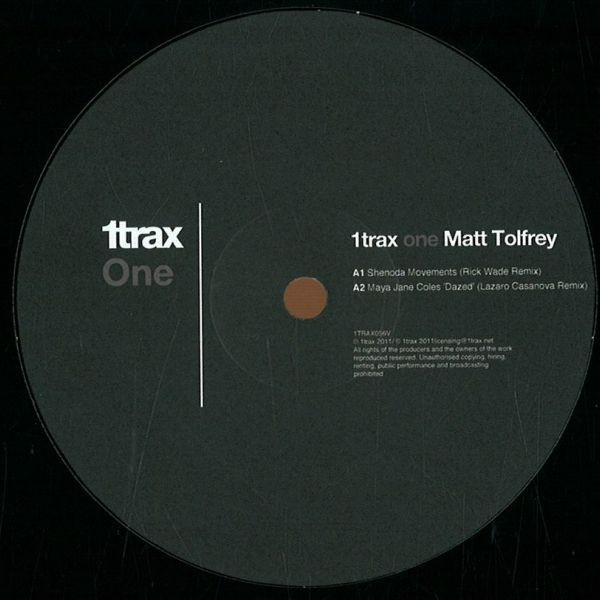 Various - 1trax One: Matt Tolfrey - Vinyl Record 12" image 1