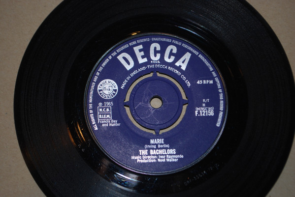 Bachelors - Marie / You Can Tell - Used Vinyl Record 7" image 1