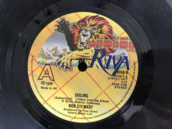 Rod Stewart - Sailing - Used Vinyl Record 7" image 1