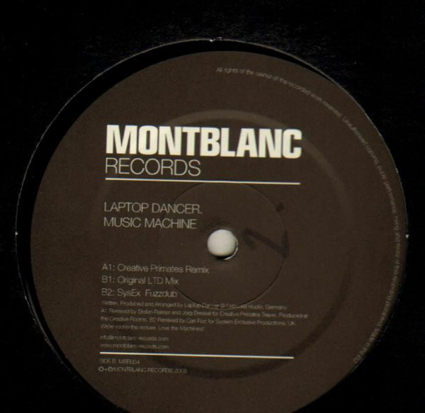 Laptop Dancer - Music Machine - Used Vinyl Record 12" image 1