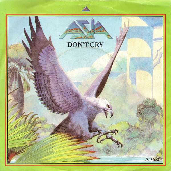 Asia - Don't Cry - Used Vinyl Record 7" image 1