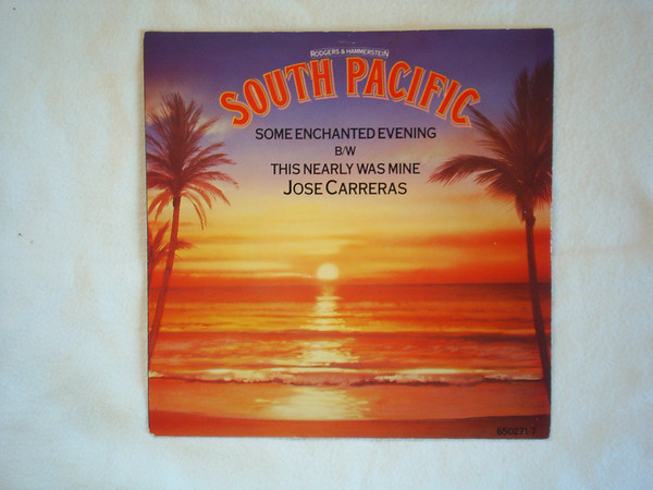 Jose Carreras - Some Enchanted Evening - Used Vinyl Record 7" image 1