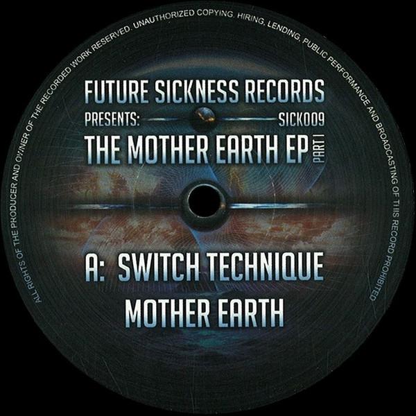 Switch Technique - Mother Earth EP Part I - Vinyl Record 12" image 1