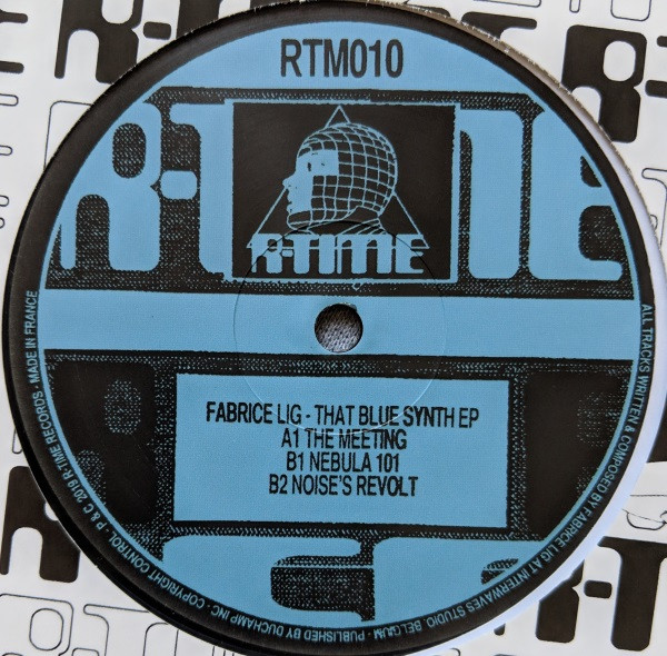 Fabrice Lig - That Blue Synth EP - Used Vinyl Record 12" image 1