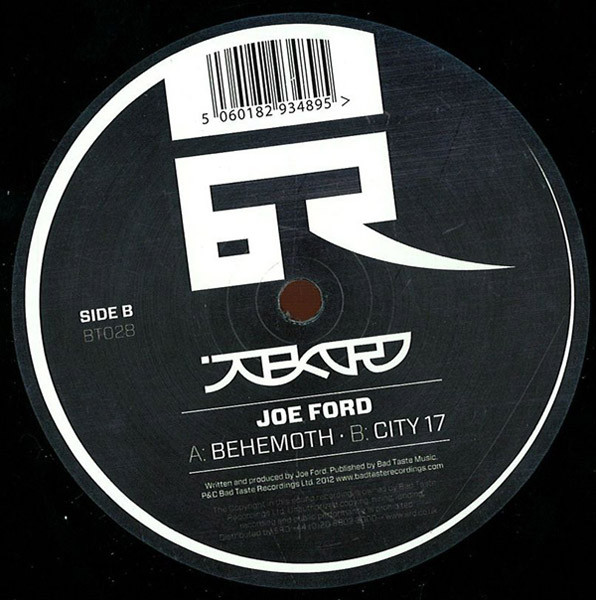 Joe Ford - Behemoth / City 17 - Vinyl Record 12" image 1
