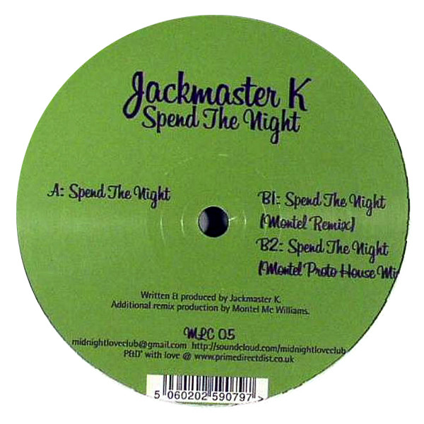 Jackmaster K - Spend The Night - Vinyl Record 12" image 1