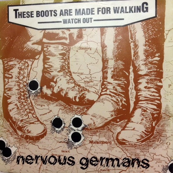 Nervous Germans - se Boots Are Made For Walking - Used Vinyl Record 4 image 1