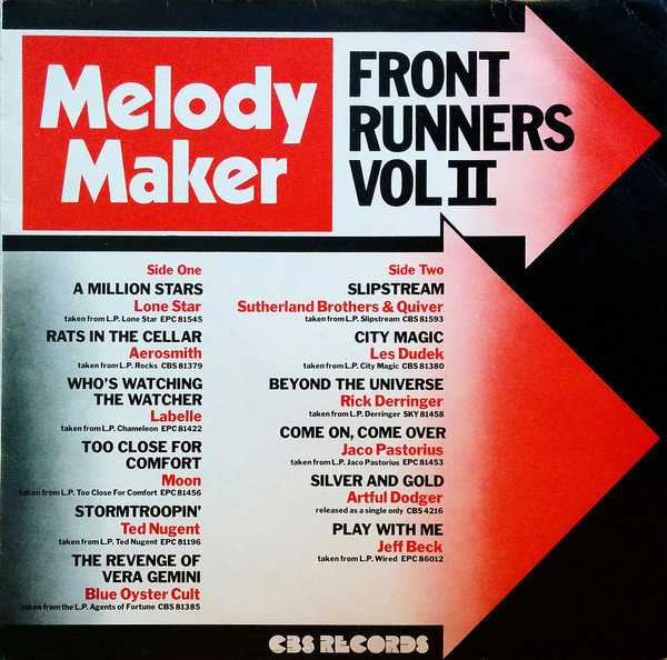 Various - Melody Maker Front Runners Vol II - Used Vinyl Record image 1