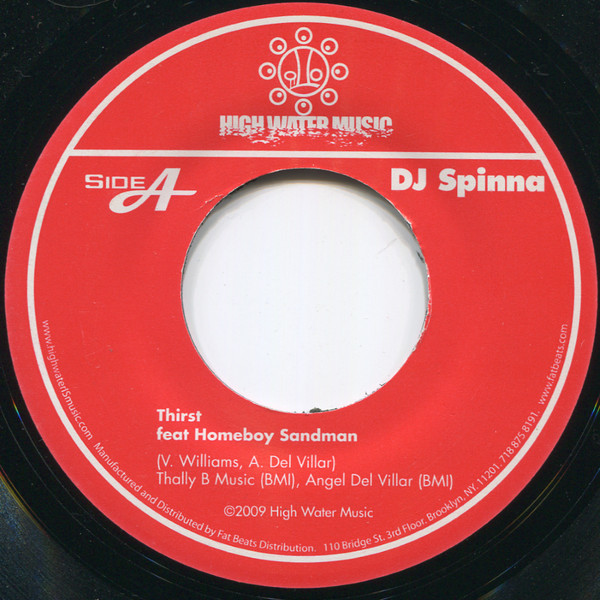 DJ Spinna - Thirst / Summer Madness - Vinyl Record 7" image 1