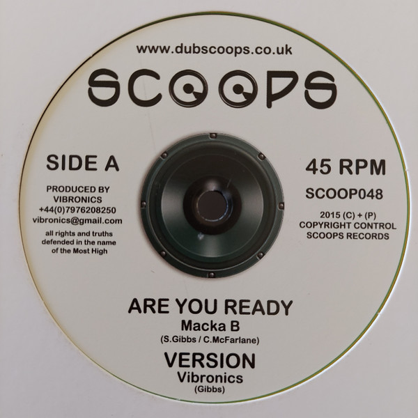 Macka B - Are You Ready /  Jah Jah's House - Vinyl Record 10" image 1