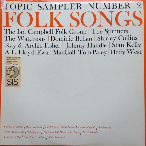 Various - Folk Songs - Used Vinyl Record image 1