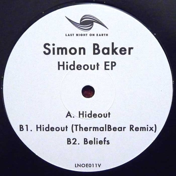 Simon Baker - Hideout EP - Vinyl Record 12" image 1
