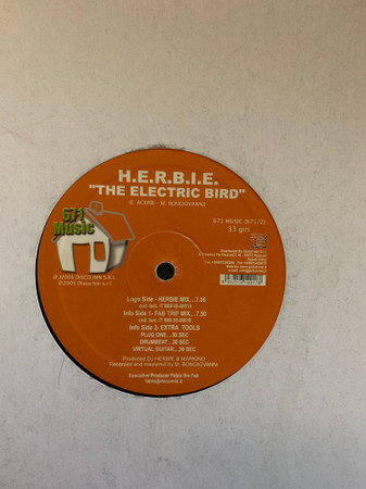 H.E.R.B.I.E. - ELECTRIC BIRD - Vinyl Record 12" image 1