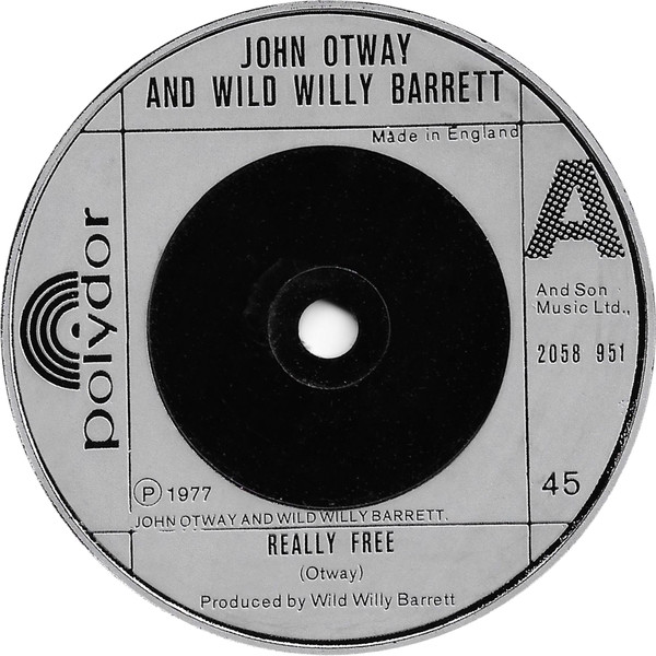 John Otway - Really Free - Used Vinyl Record 7" image 1